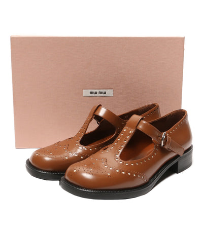 美品 MIU MIU パンプス CALZATURE DONNA レディース SIZE 37 ミュウミュウ