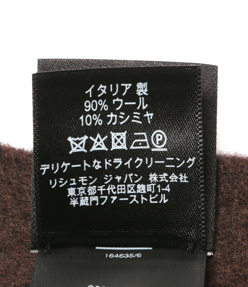 dunhill マフラー リバーシブル ブラック×ブラウン メンズ ダンヒル