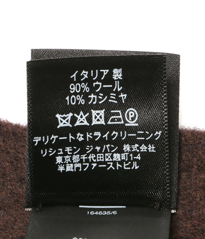dunhill マフラー リバーシブル ブラック×ブラウン メンズ ダンヒル