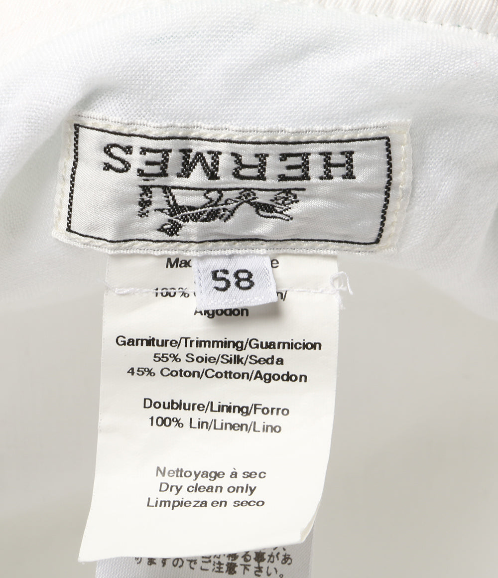 HERMES ハット 2252 レディース SIZE 58 エルメス