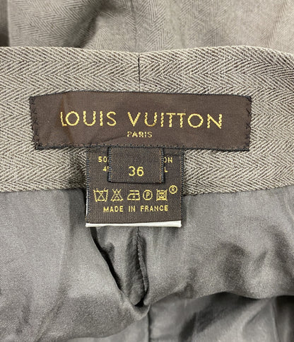 LOUIS VUITTON パンツ ウール混 レディース SIZE 36 ルイヴィトン