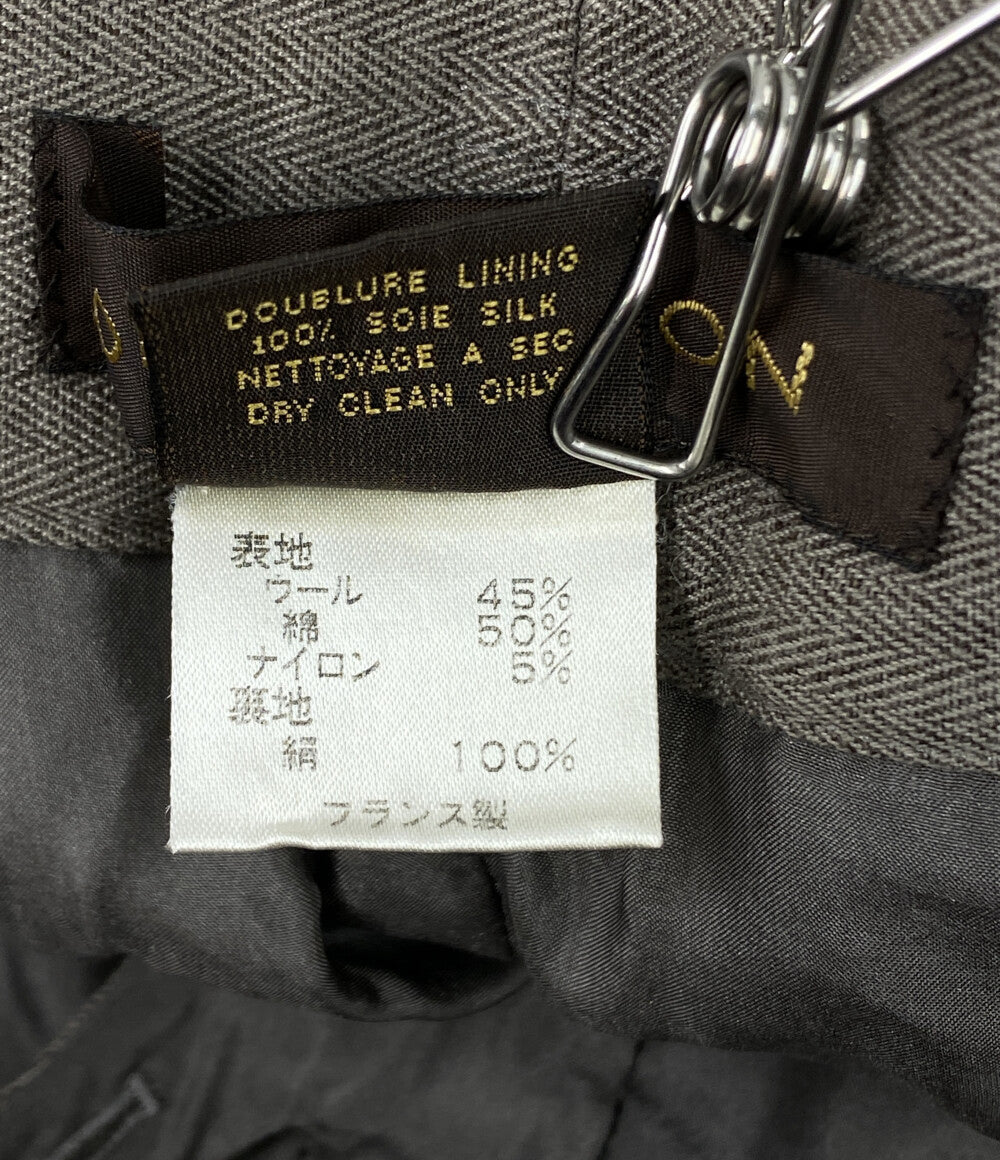 LOUIS VUITTON パンツ ウール混 レディース SIZE 36 ルイヴィトン