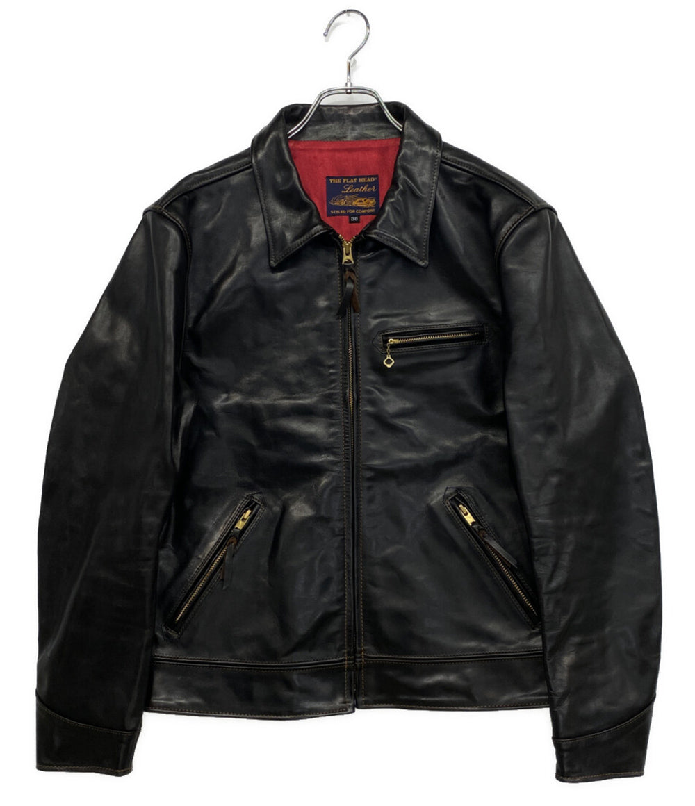 THE FLAT HEAD シングルライダースジャケット ホースハイド FN-LJ-HS メンズ SIZE 38 ザフラットヘッド