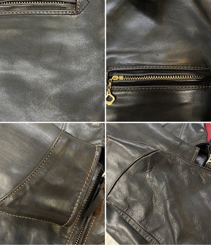 THE FLAT HEAD シングルライダースジャケット ホースハイド FN-LJ-HS メンズ SIZE 38 ザフラットヘッド