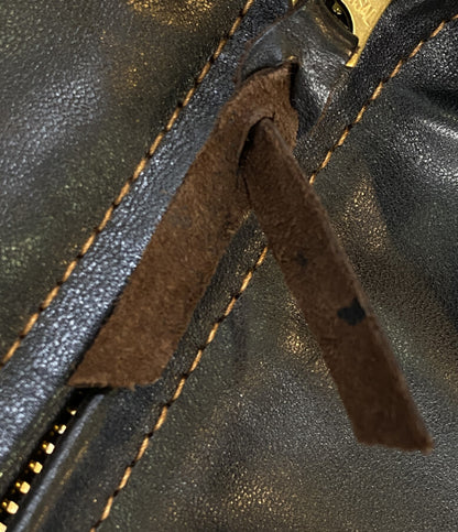 THE FLAT HEAD シングルライダースジャケット ホースハイド FN-LJ-HS メンズ SIZE 38 ザフラットヘッド