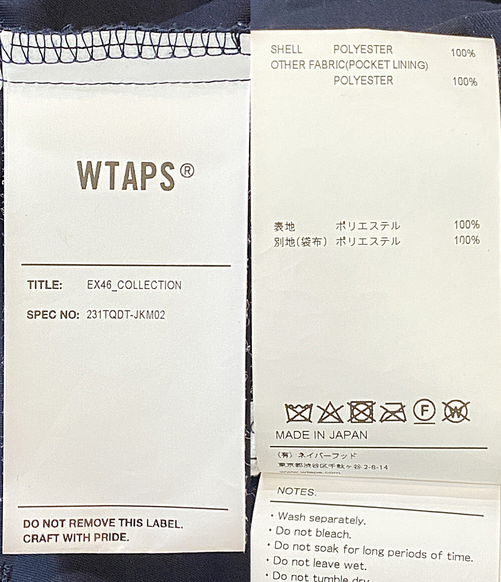 WTAPS ジャケット CHIEF JACKET POLY TWILL 23AW 231TQDT-JKM02 メンズ SIZE X 02 ダブルタップス