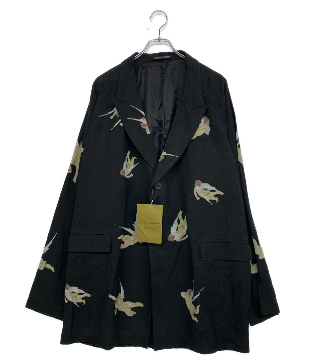 YOHJI YAMAMOTO POUR HOMME ジャケット ANGEL PATTERN DOUBLE FRONT JACKET 24ss メンズ SIZE 3 ヨウジヤマモトプールオム