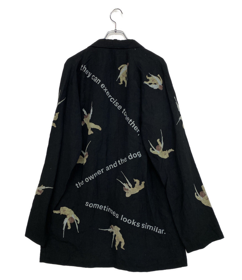 YOHJI YAMAMOTO POUR HOMME ジャケット ANGEL PATTERN DOUBLE FRONT JACKET 24ss メンズ SIZE 3 ヨウジヤマモトプールオム