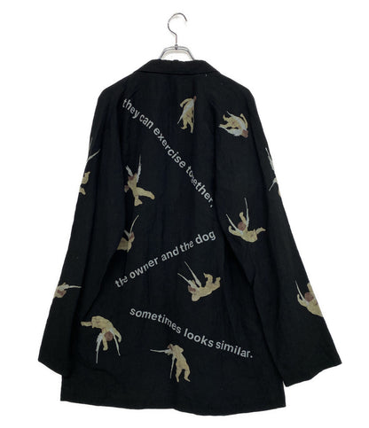 YOHJI YAMAMOTO POUR HOMME ジャケット ANGEL PATTERN DOUBLE FRONT JACKET 24ss メンズ SIZE 3 ヨウジヤマモトプールオム