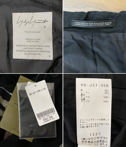YOHJI YAMAMOTO POUR HOMME ジャケット ANGEL PATTERN DOUBLE FRONT JACKET 24ss メンズ SIZE 3 ヨウジヤマモトプールオム