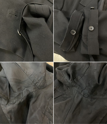 訳あり YOHJI YAMAMOTO POUR HOMME ジャケット WOOL GABARDINE BACK OPENING JACKET 23aw メンズ SIZE 3 ヨウジヤマモトプールオム