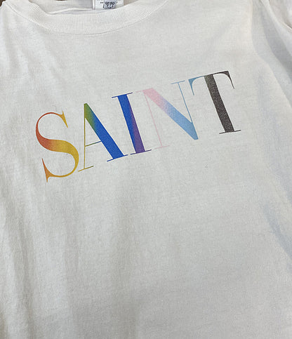 SAINT MICHAEL セントマイケル 半袖Ｔシャツ SS TEE RAINBOW SAINT SM-YS1-0000-007 メンズ SIZE L