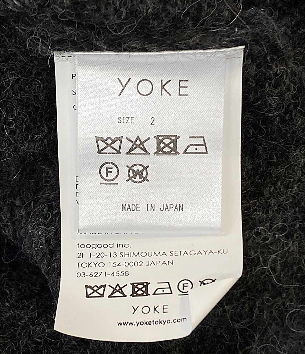 yoke ヨーク カーディガン 3Color Mix Baby Alpaca Cardigan 25AW YK25FW01101S メンズ SIZE 2