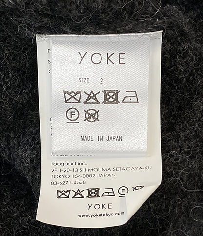yoke ヨーク カーディガン 3Color Mix Baby Alpaca Cardigan 25AW YK25FW01101S メンズ SIZE 2