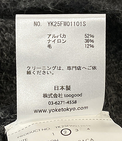 yoke ヨーク カーディガン 3Color Mix Baby Alpaca Cardigan 25AW YK25FW01101S メンズ SIZE 2