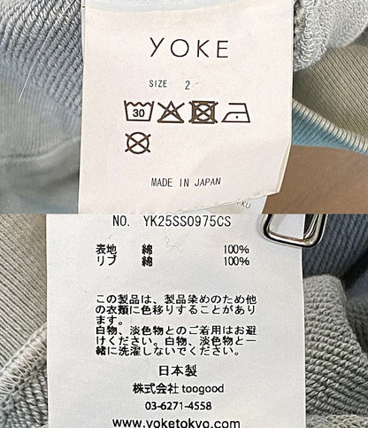 YOKE ヨーク スウェット GARMENTDYE SWEATSHIRT 25SS YK25SS0975CS メンズ SIZE 2