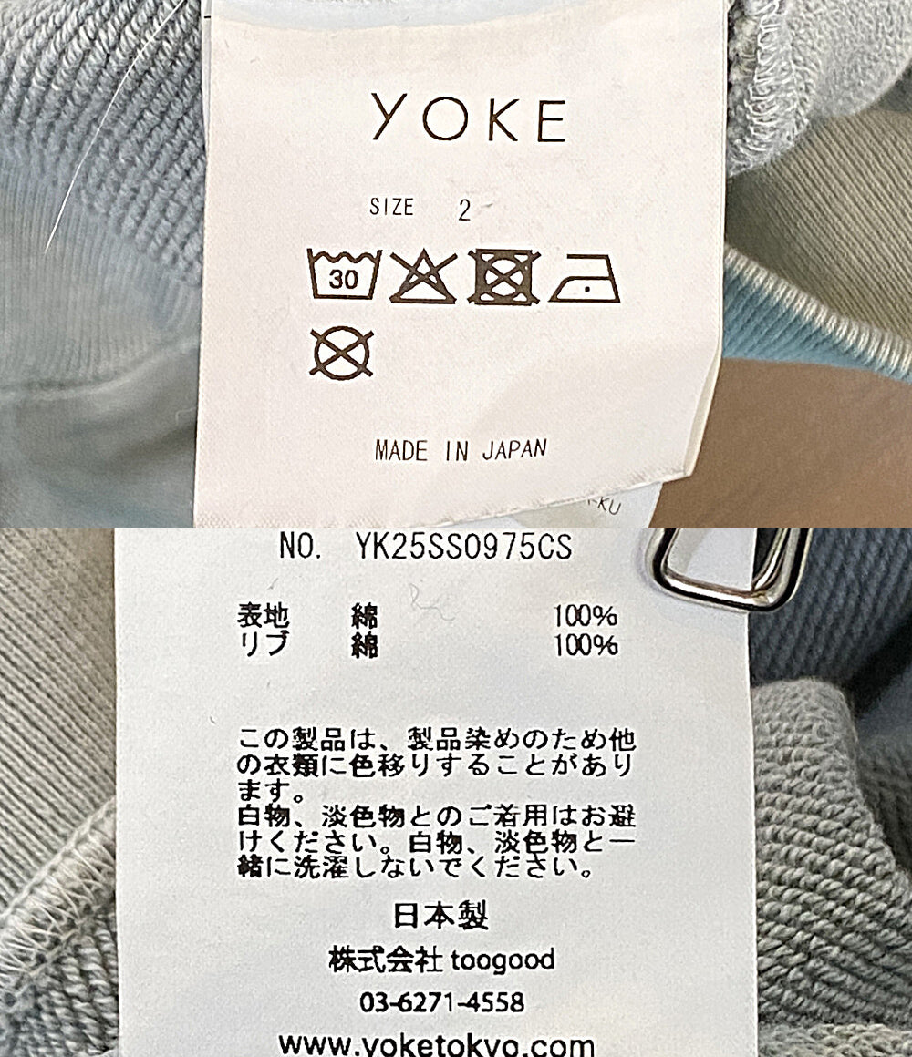 YOKE ヨーク スウェット GARMENTDYE SWEATSHIRT 25SS YK25SS0975CS メンズ SIZE 2
