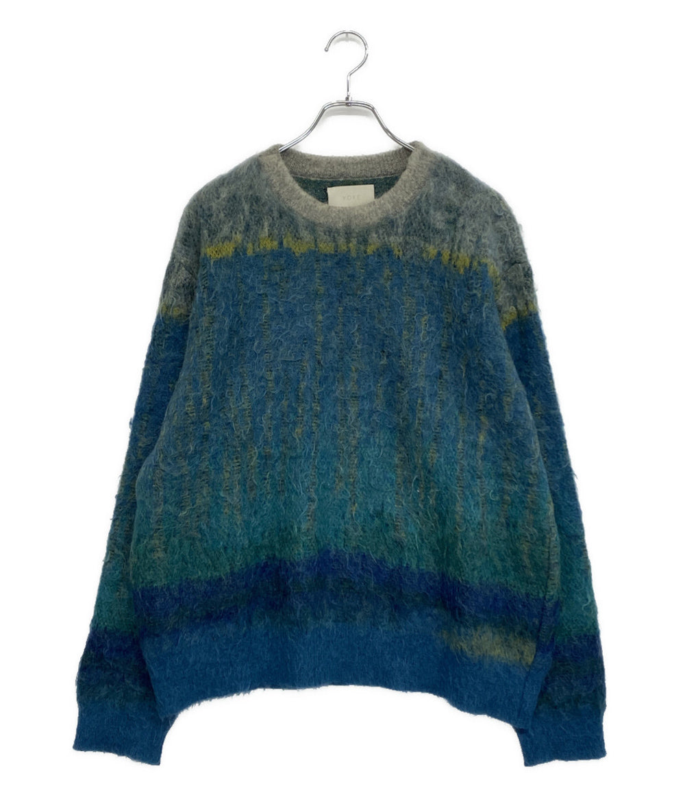 美品 YOKE ヨーク ニット TREE JAQUARD MOHAIR SWEATER 25SS YK25SS0959S メンズ SIZE 2