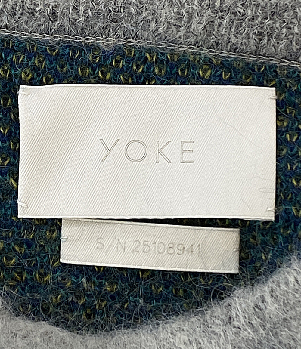 美品 YOKE ヨーク ニット TREE JAQUARD MOHAIR SWEATER 25SS YK25SS0959S メンズ SIZE 2