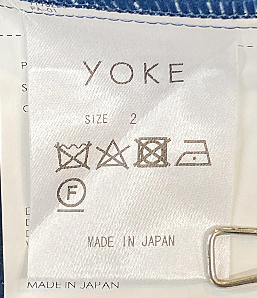 美品 YOKE ヨーク ニット TREE JAQUARD MOHAIR SWEATER 25SS YK25SS0959S メンズ SIZE 2