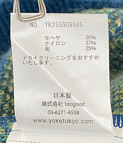 美品 YOKE ヨーク ニット TREE JAQUARD MOHAIR SWEATER 25SS YK25SS0959S メンズ SIZE 2