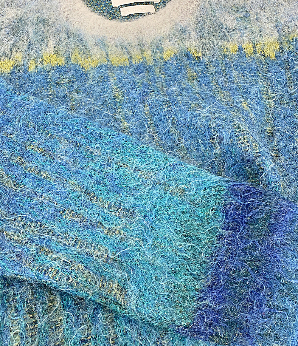 美品 YOKE ヨーク ニット TREE JAQUARD MOHAIR SWEATER 25SS YK25SS0959S メンズ SIZE 2