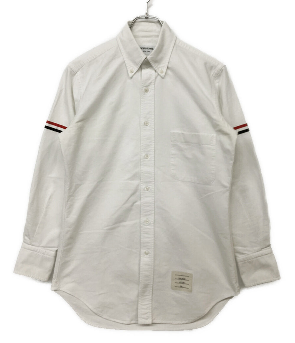 THOM BROWNE トリコロール ボタンダウンシャツ メンズ SIZE 1 トムブラウン