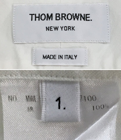 THOM BROWNE トリコロール ボタンダウンシャツ メンズ SIZE 1 トムブラウン