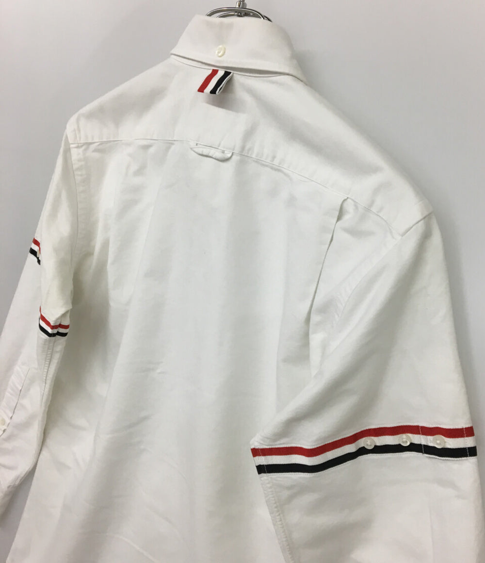 THOM BROWNE トリコロール ボタンダウンシャツ メンズ SIZE 1 トムブラウン