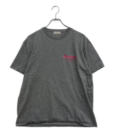 Alexander Mcqueen 半袖Ｔシャツ 刺繍ロゴカットソー メンズ SIZE M アレキサンダーマックイーン