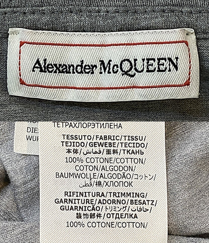 Alexander Mcqueen 半袖Ｔシャツ 刺繍ロゴカットソー メンズ SIZE M アレキサンダーマックイーン