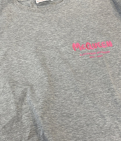 Alexander Mcqueen 半袖Ｔシャツ 刺繍ロゴカットソー メンズ SIZE M アレキサンダーマックイーン