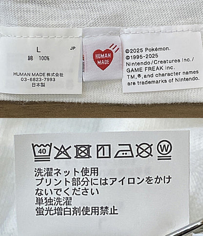 美品 HUMAN MADE 半袖Ｔシャツ pokemon made 胸刺 アンノーン メンズ SIZE L ヒューマンメード
