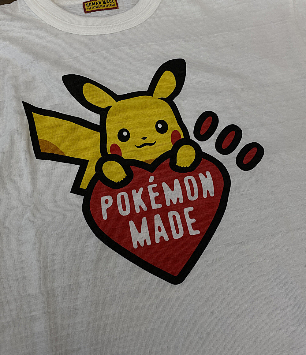 美品 HUMAN MADE 半袖Ｔシャツ pokemon made ピカチュウ メンズ SIZE L ヒューマンメード