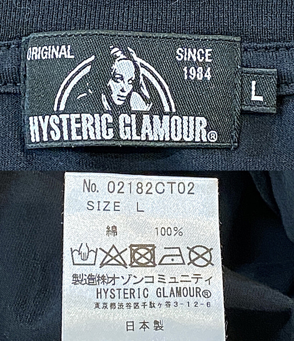 Hysteric Glamour×MICHAEL JACKSON マイケルジャクソン 半袖Ｔシャツ THRILLER TEE 02182CT02 メンズ SIZE L ヒステリックグラマー