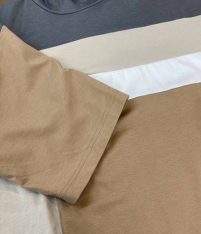 美品 kolor 半袖Ｔシャツ ライトポンチハイネックカットソー 24SS 24SCM-T03202 メンズ SIZE 2 カラー