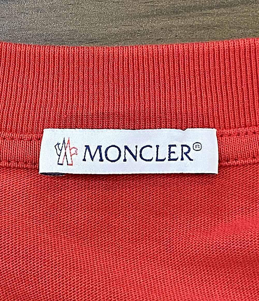 MONCLER 半袖Ｔシャツ フラワーデザインクルーネックカットソー C-SCOM-22-43250-M メンズ SIZE M モンクレール