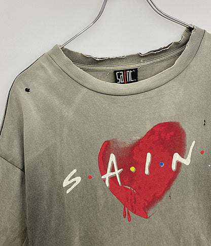 Saint Michael セントマイケル 半袖Ｔシャツ ハート Tee 22AW SM-A22-0000-004 メンズ SIZE L