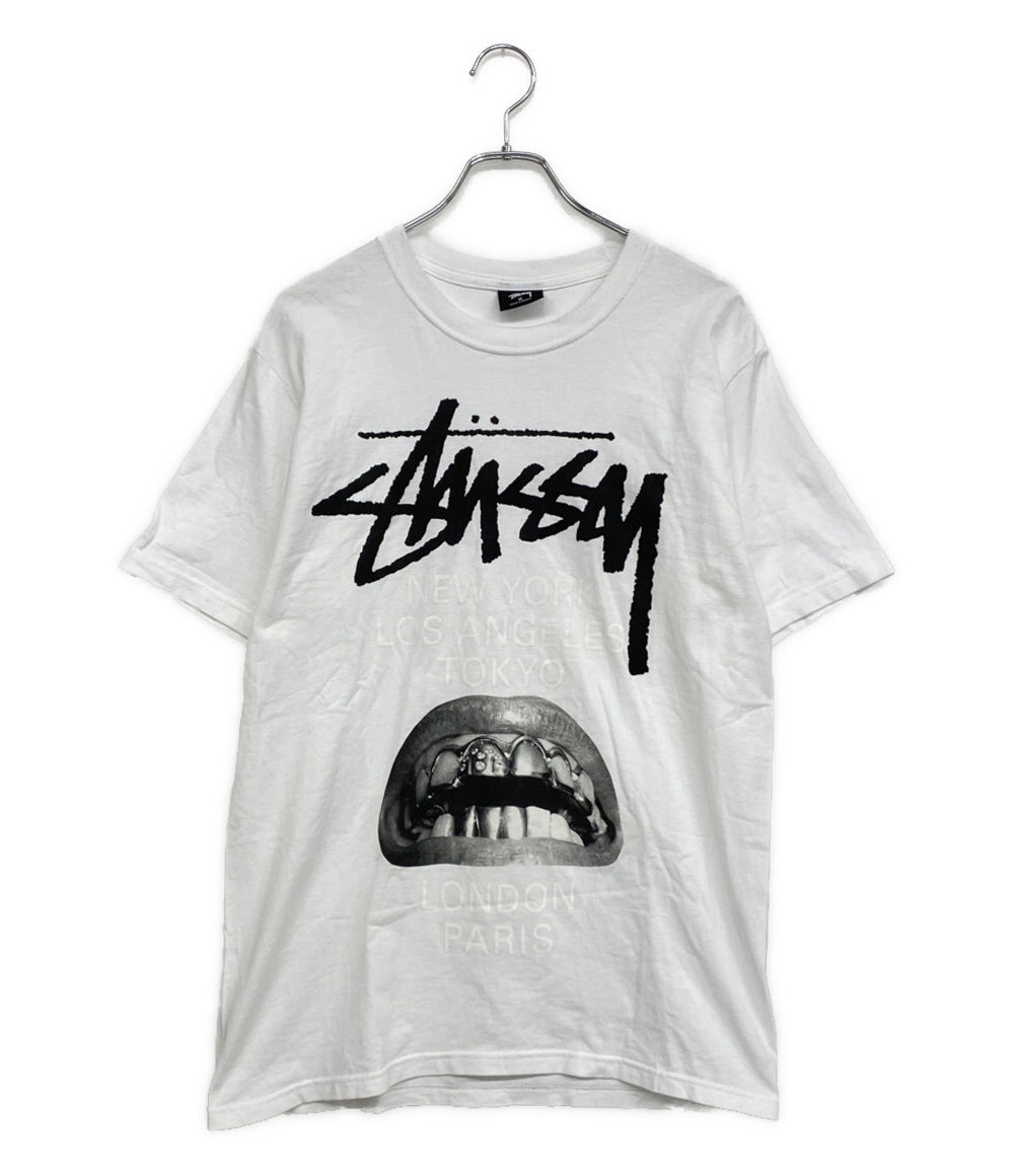 STUSSY×Rick Owens リックオウエンス 半袖Ｔシャツ World Tour Tee 20AW メンズ SIZE M ステューシー