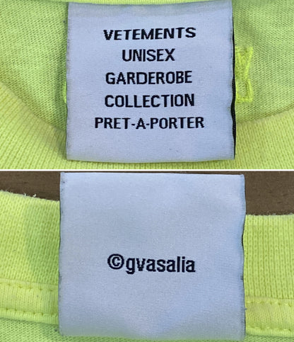 VETEMENTS 半袖Ｔシャツ ロゴプリントオーバーサイズカットソー メンズ SIZE XS ヴェトモン
