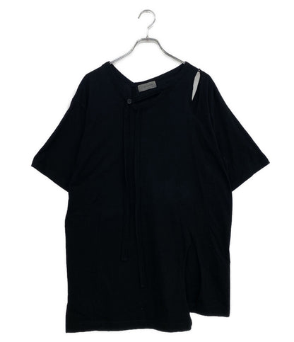 YOHJI YAMAMOTO POUR HOMME 半袖Ｔシャツ SINGLE JERSEY BINDER V NECK T 25SS HP-T33-082 メンズ SIZE 3 ヨウジヤマモトプールオム