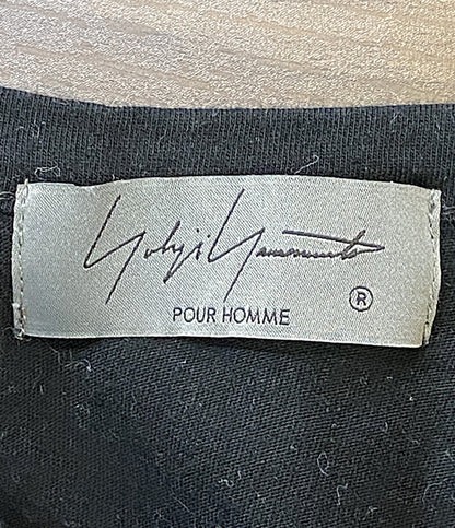 YOHJI YAMAMOTO POUR HOMME 半袖Ｔシャツ SINGLE JERSEY BINDER V NECK T 25SS HP-T33-082 メンズ SIZE 3 ヨウジヤマモトプールオム
