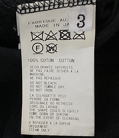 YOHJI YAMAMOTO POUR HOMME 半袖Ｔシャツ SINGLE JERSEY BINDER V NECK T 25SS HP-T33-082 メンズ SIZE 3 ヨウジヤマモトプールオム