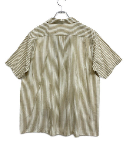 美品 nonnative 半袖シャツ VOYAGER S S SHIRT C Li Ra BROAD STRIPE メンズ SIZE 1 ノンネイティブ