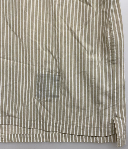 美品 nonnative 半袖シャツ VOYAGER S S SHIRT C Li Ra BROAD STRIPE メンズ SIZE 1 ノンネイティブ