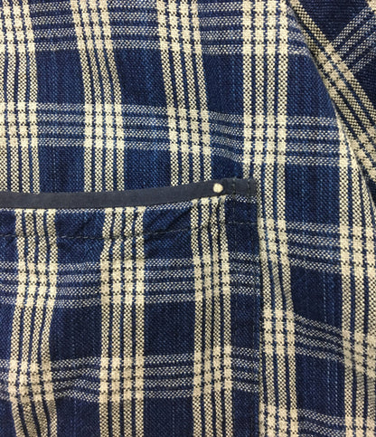 PORTER CLASSIC 半袖シャツ チェックオープンカラーシャツ メンズ SIZE XXL ポータークラシック