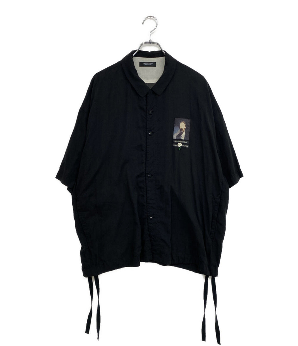 UNDERCOVER 半袖シャツ パッチデザインドローコードシャツ 25SS UC1E4401-2 メンズ SIZE 3 アンダーカバー