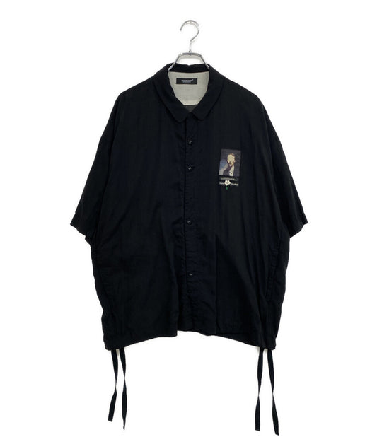 UNDERCOVER 半袖シャツ パッチデザインドローコードシャツ 25SS UC1E4401-2 メンズ SIZE 3 アンダーカバー