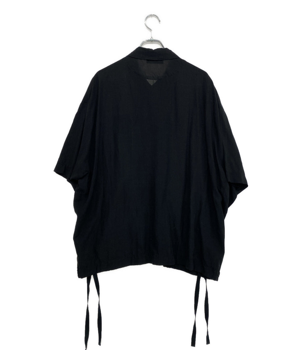 UNDERCOVER 半袖シャツ パッチデザインドローコードシャツ 25SS UC1E4401-2 メンズ SIZE 3 アンダーカバー