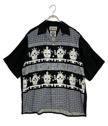 WACKO MARIA×WOLF’S HEAD ウルフズヘッド 半袖シャツ HAWAIIAN SHIRT 24SS メンズ SIZE M ワコマリア